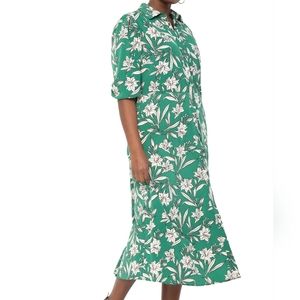 Eloquii Floral Shirt Dress